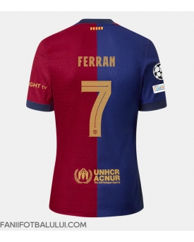 Barcelona Ferran Torres #7 Tricou Fotbal Replică 2024-25 Barbati Acasa